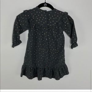 Louis Louise Girls Polka Dotted Ruffle Dress